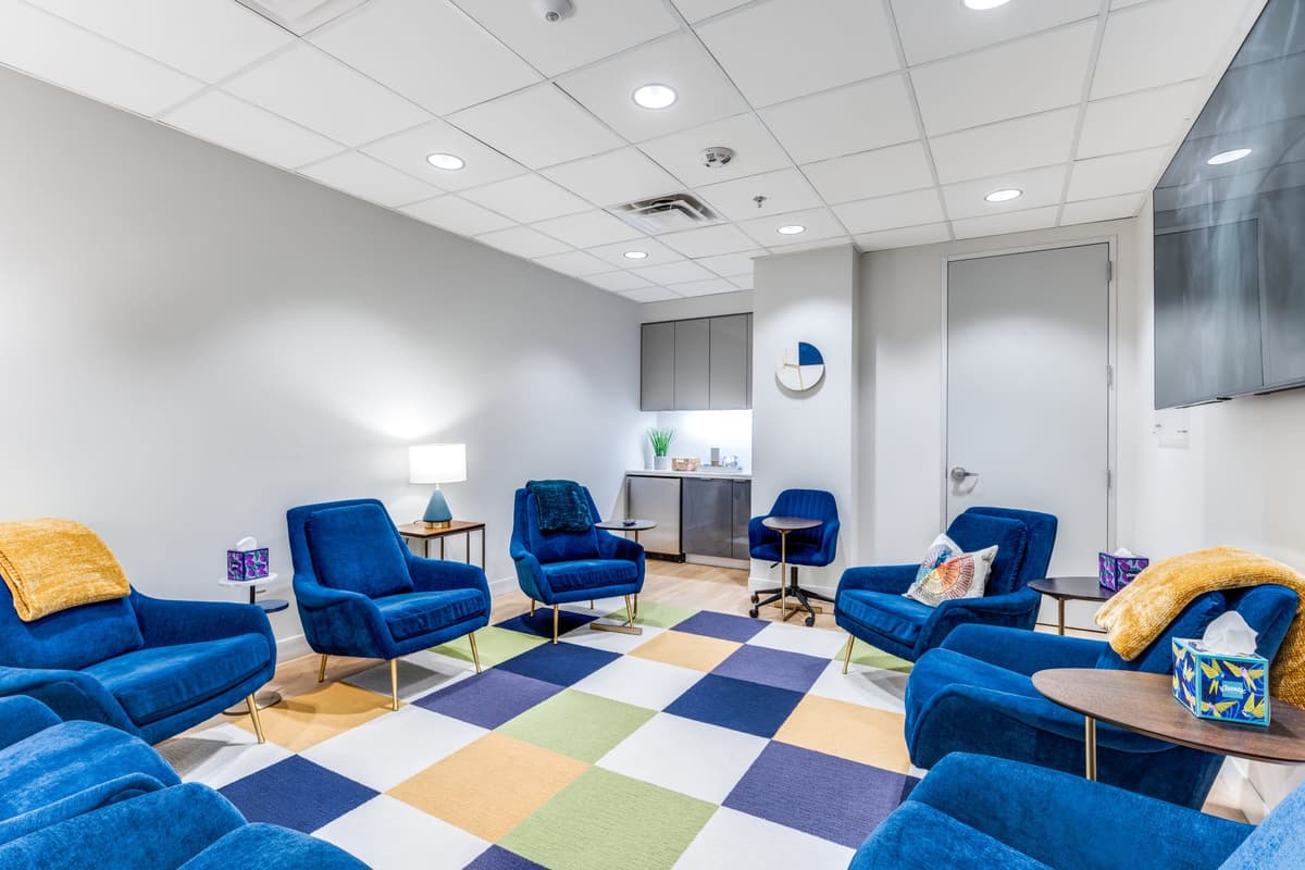 The Priceless Healing parenting group room in Dallas